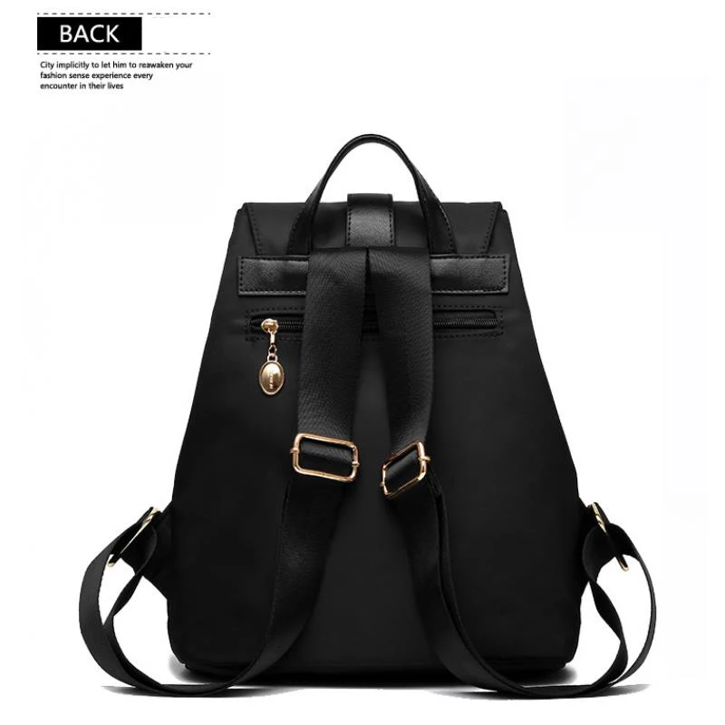 

Coolcept Women Anti-theft Backpack Waterproof Fabric Large Female Shoulder Bag Large Capacity Simple Style Casual Mochila Travel