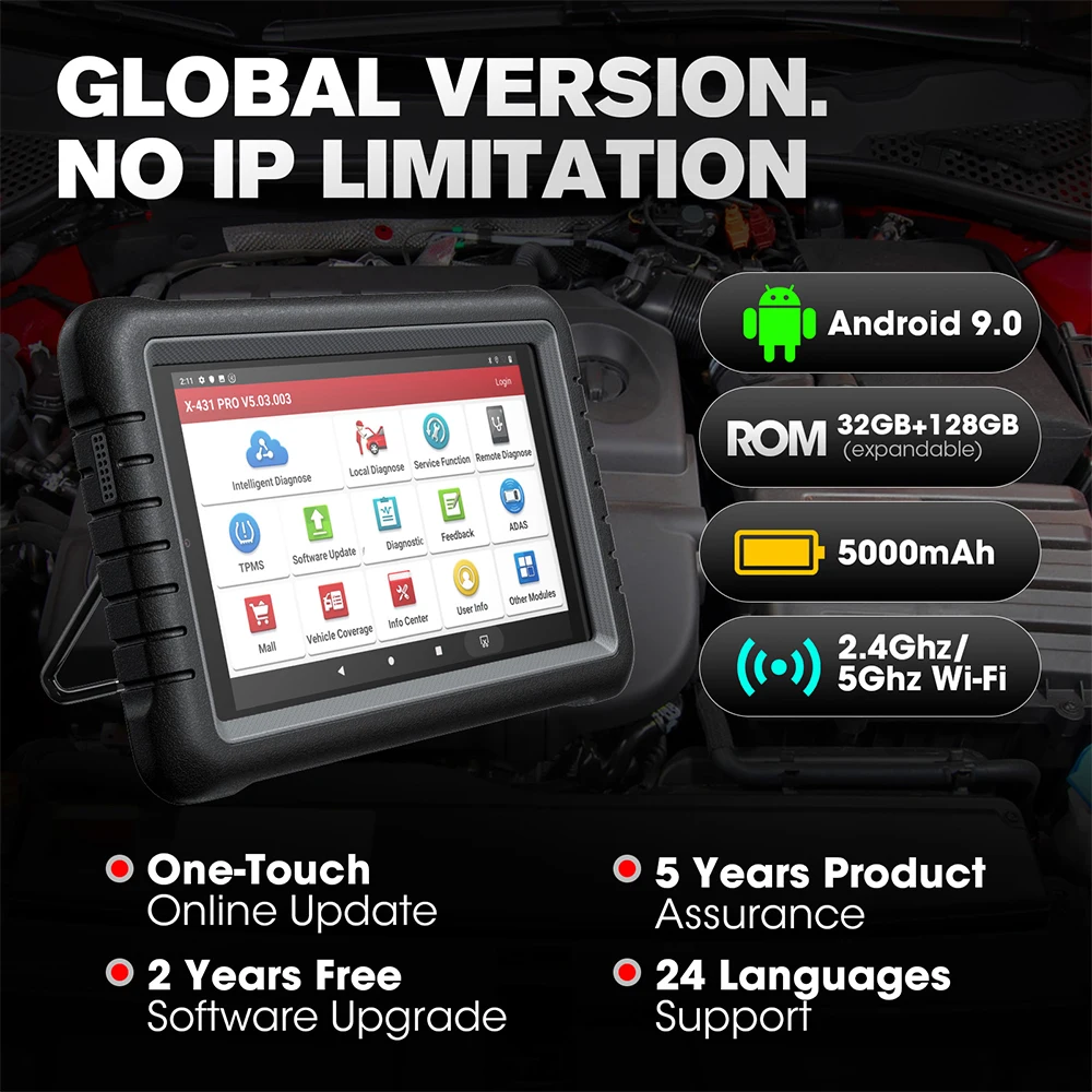 LAUNCH X431 Pros V OBD2 сканер диагностические инструменты автомобильный