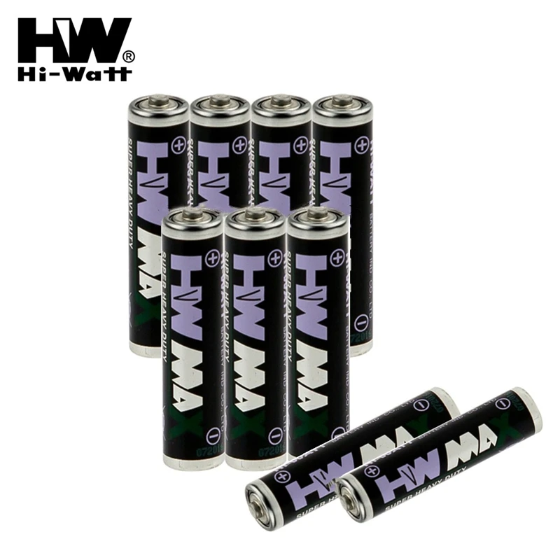 10 шт. высоковаттные батареи HW AAA 3A R03 UM4 MN2400 LR03 SUM4 LR3 HP16 AM4 4003 E92 824 K3A 1 5 в углеродная