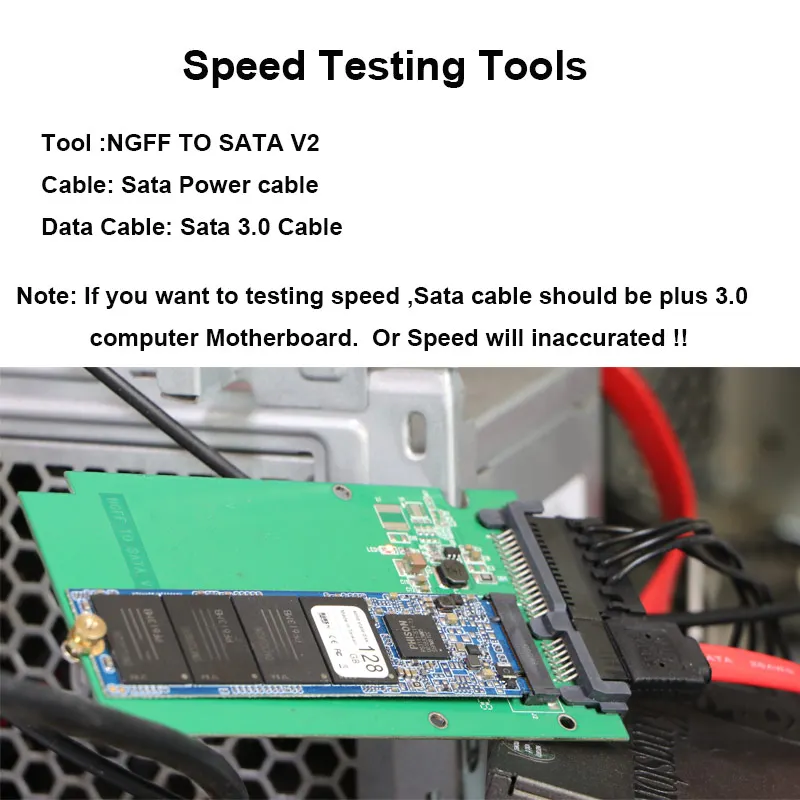 Твердотельный накопитель M.2 2280 SSD 120 ГБ 128 высокоскоростной Sata NGFF B ключ