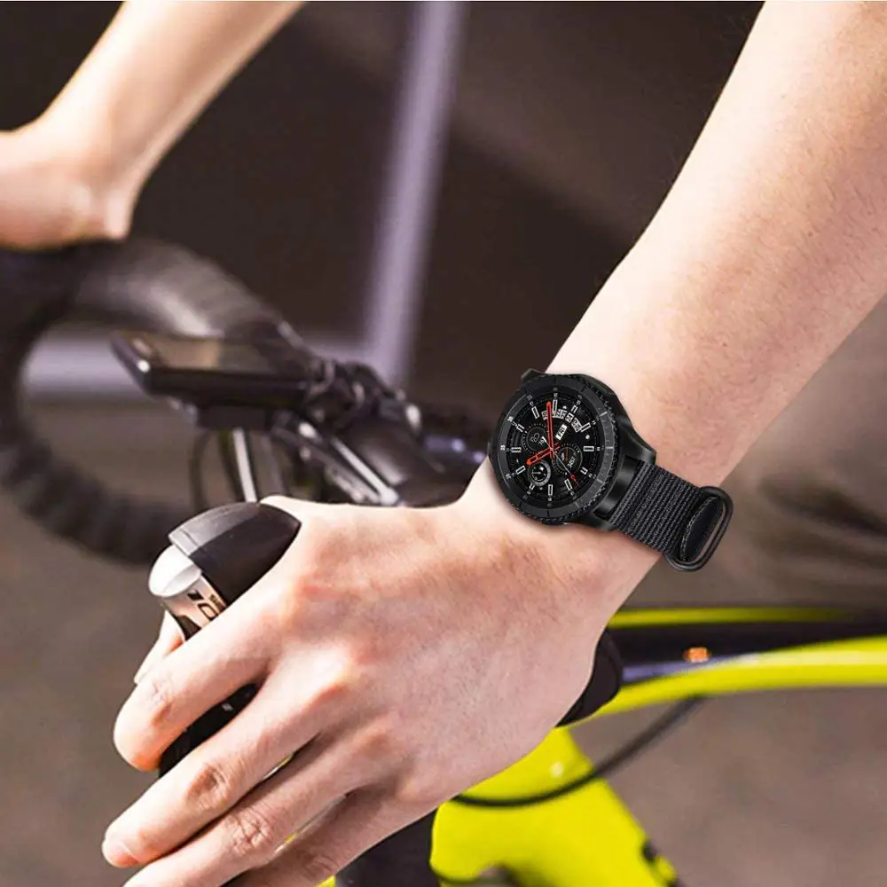 Galaxy watch 46 мм для samsung gear S3 Frontier huawei watch Gt Nato ремешок Amazfit Bip 22 мм смарт-ремешок для часов Active 2