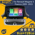 Автомагнитола для Renault Megane 3 Fluence 2009 -2015, Android, 2Din, стереоприемник, Авторадио, мультимедийный DVD-плеер, GPS-навигатор, PX6