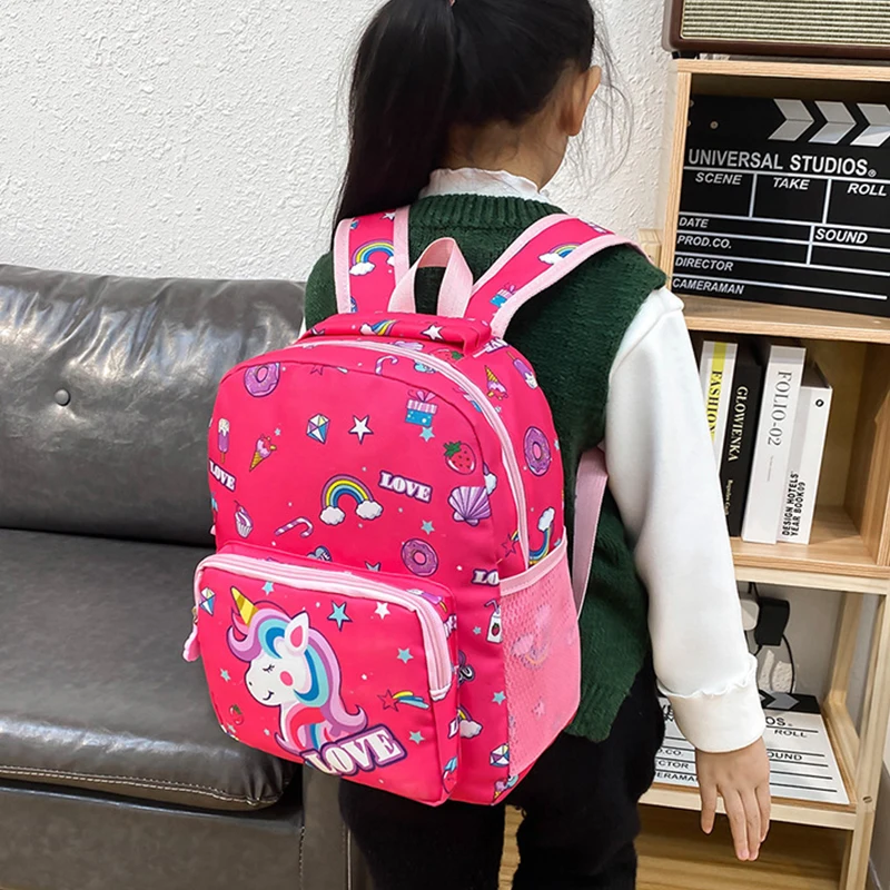 Cartoon Children School Bags for Girls Student Backpacks Unicorn Cute Kindergarten Toddler Backpack Kids Bookbag Small Bags