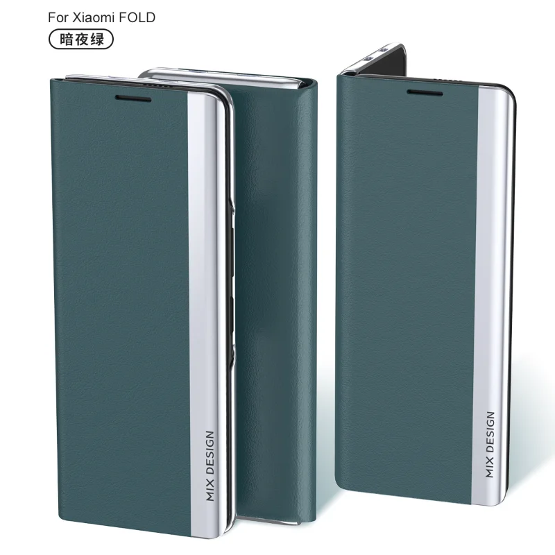

For Xiaomi MIX Fold Mobile Phone Case Luxury Electroplating Leather All-inclusive Anti-fall Cover For Xiaomi MIX Fold Phone Case