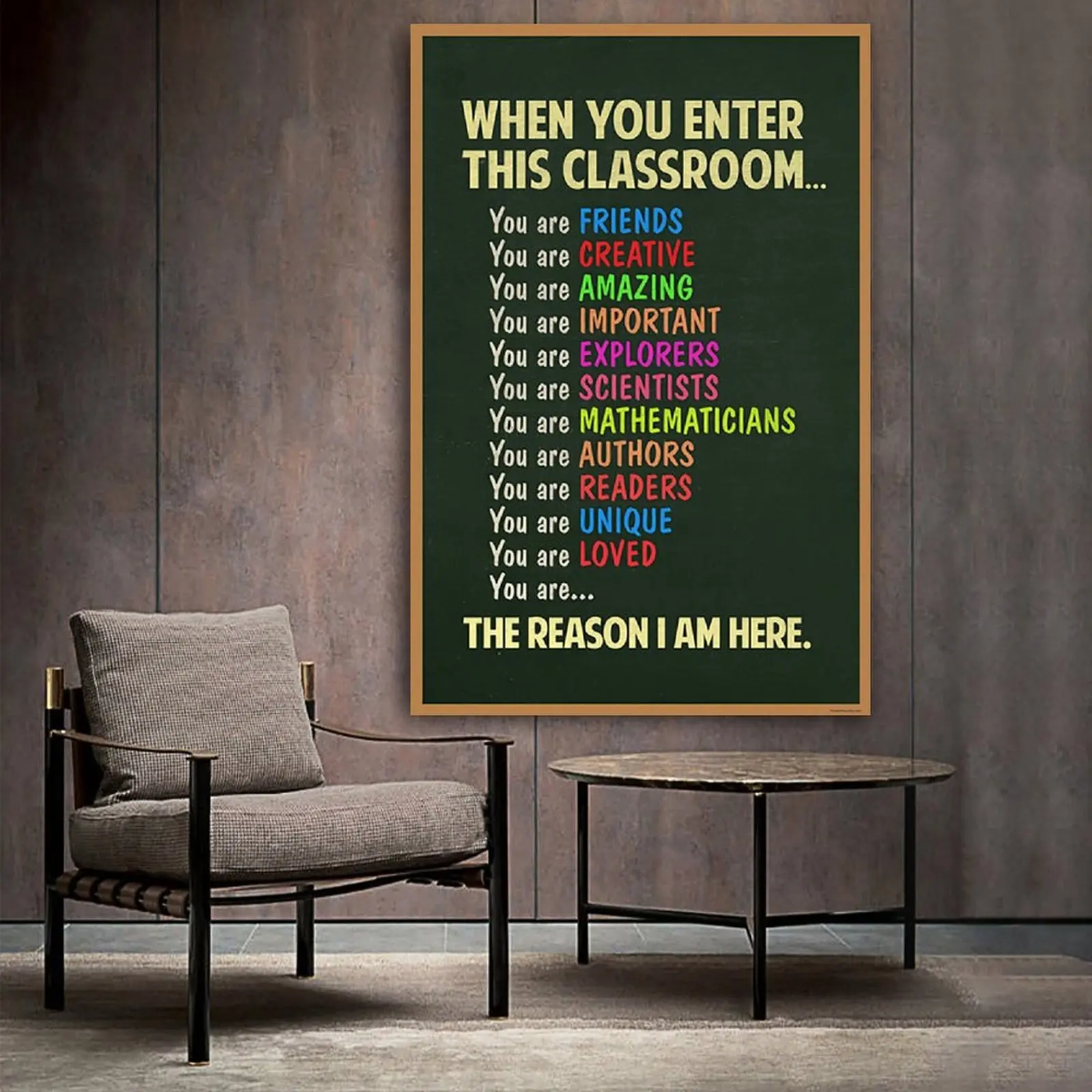 

When You Enter This Classroom Canvas Poster Bedroom Decor Sports Landscape Office Room Decor Poster Gift