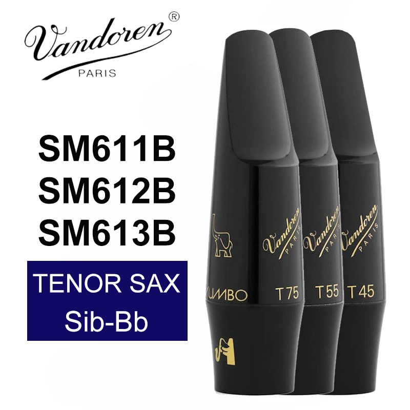 Французский Vandoren SM611B SM612B SM613B T45 T55 T75 Jumbo JAVA мундштук для саксофона тенора/Tenor Sib Bb Sax