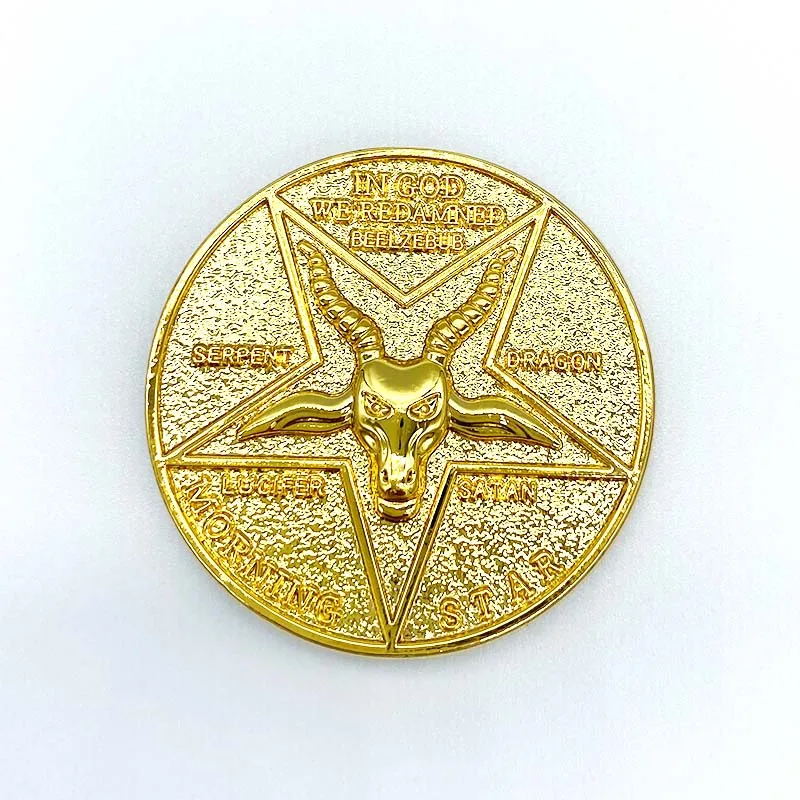 Монета Люцифер Морнингстар реквизит для косплея значок-монета металлический