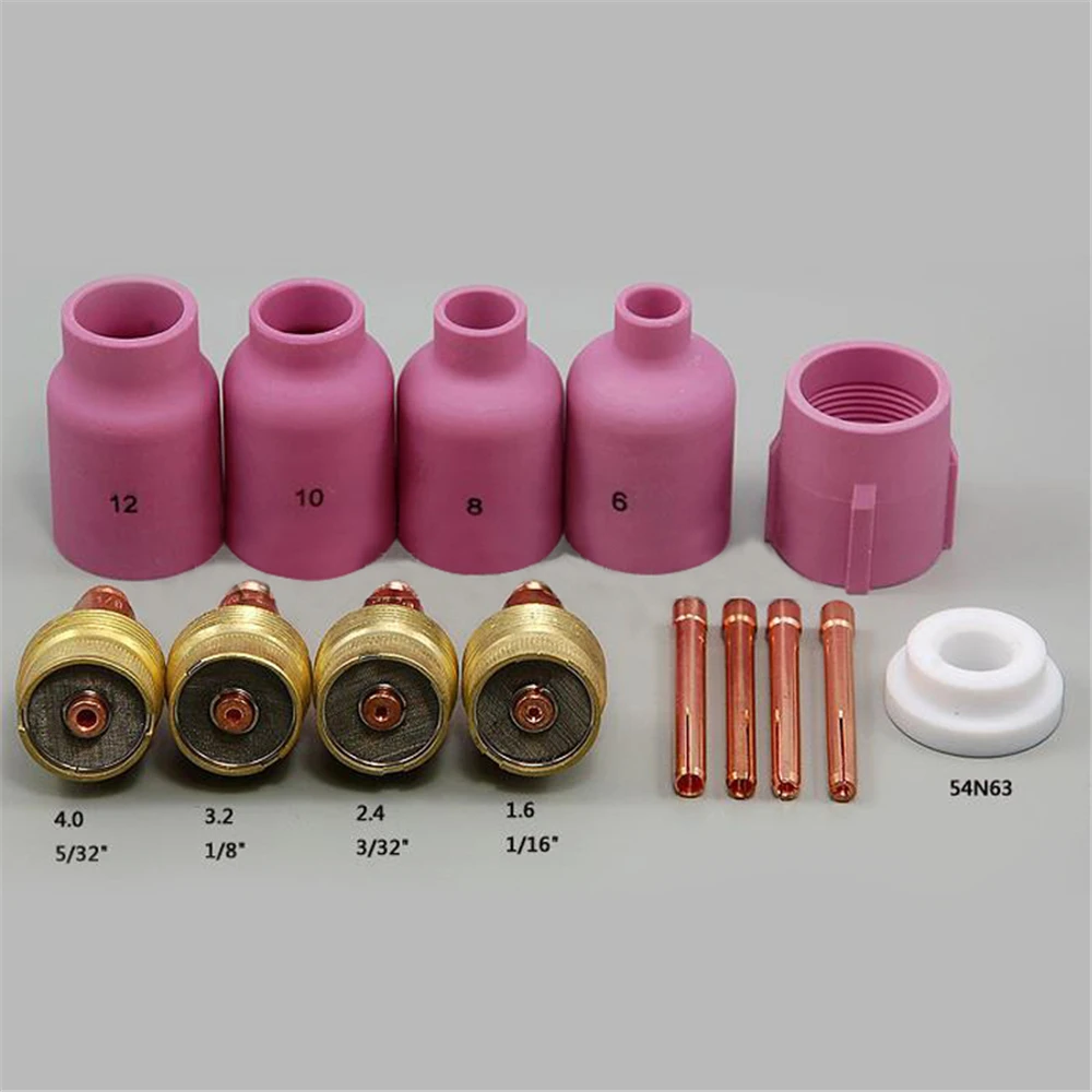 TIG Комплект расходников сопло из глинозема большого диаметра для газовых линз