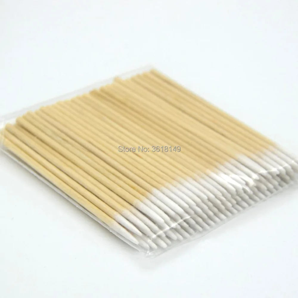 100 шт. 10 см ватные палочки для татуажа перманентного макияжа Косметические