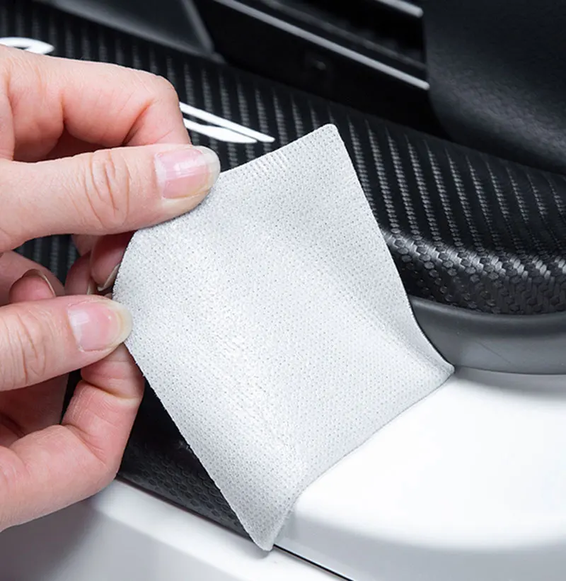 

4pcs/set Car Door Sill Protector Leather Vinyl Stickers For BMW M E90 E91 E92 E93 M3 E60 E61 F10 Threshold Decals Accessories