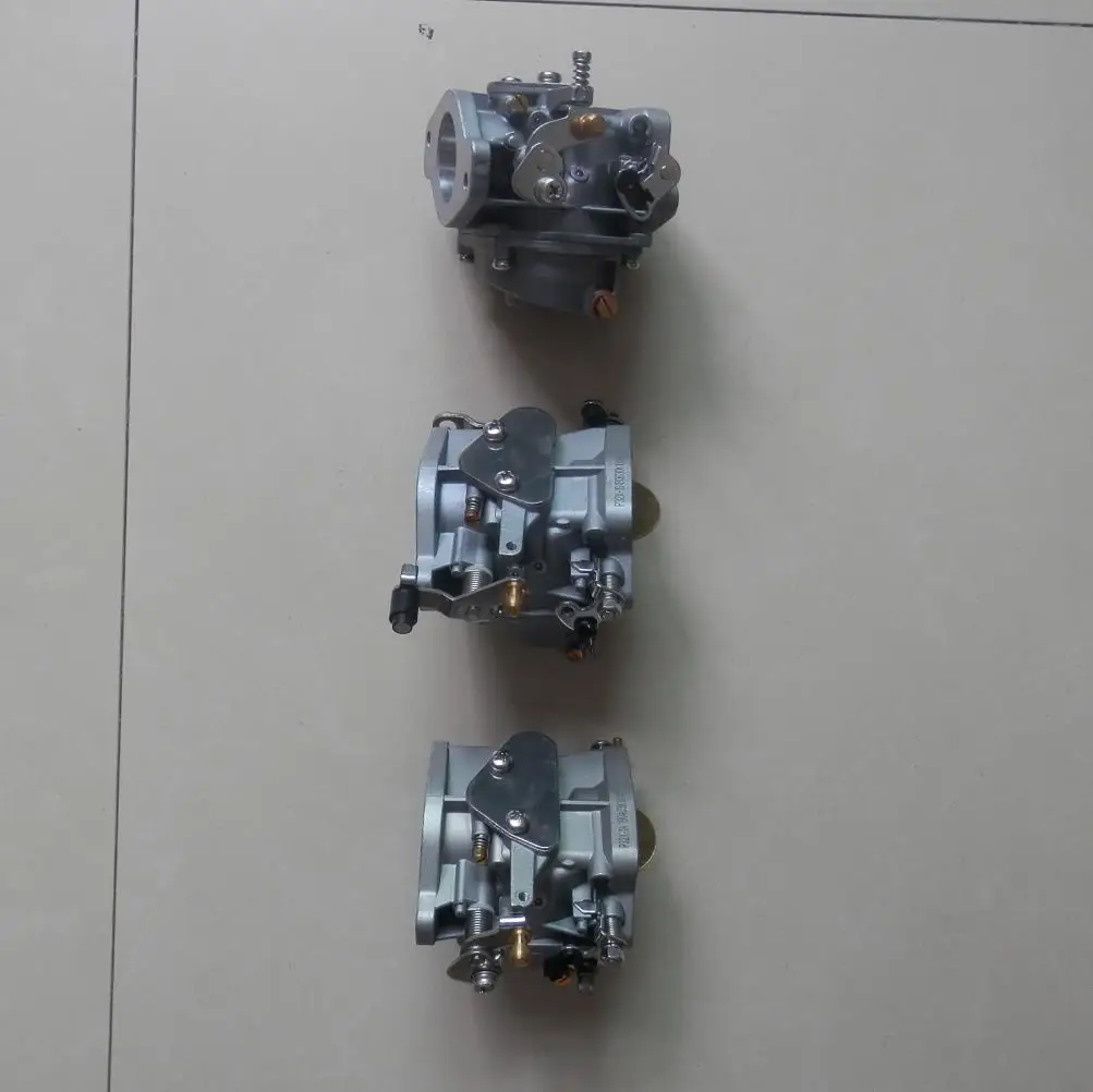 Карбюратор T60 комплект из 3 карбюраторов для YAMAHA E60 PIONEER JIANHANG PARSUN HIDEA HANGKAI 2T 60HP