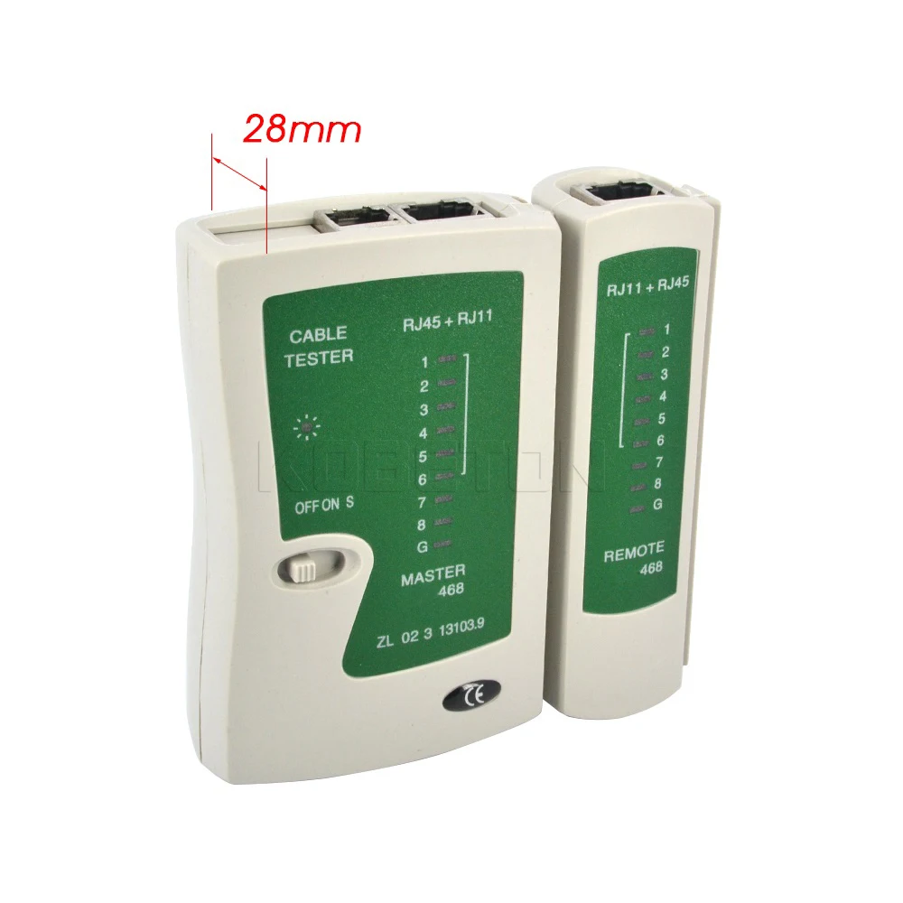 Ручной тестер сетевого кабеля RJ45 RJ11 RJ12 CAT5 UTP LAN кабель детектор удаленные