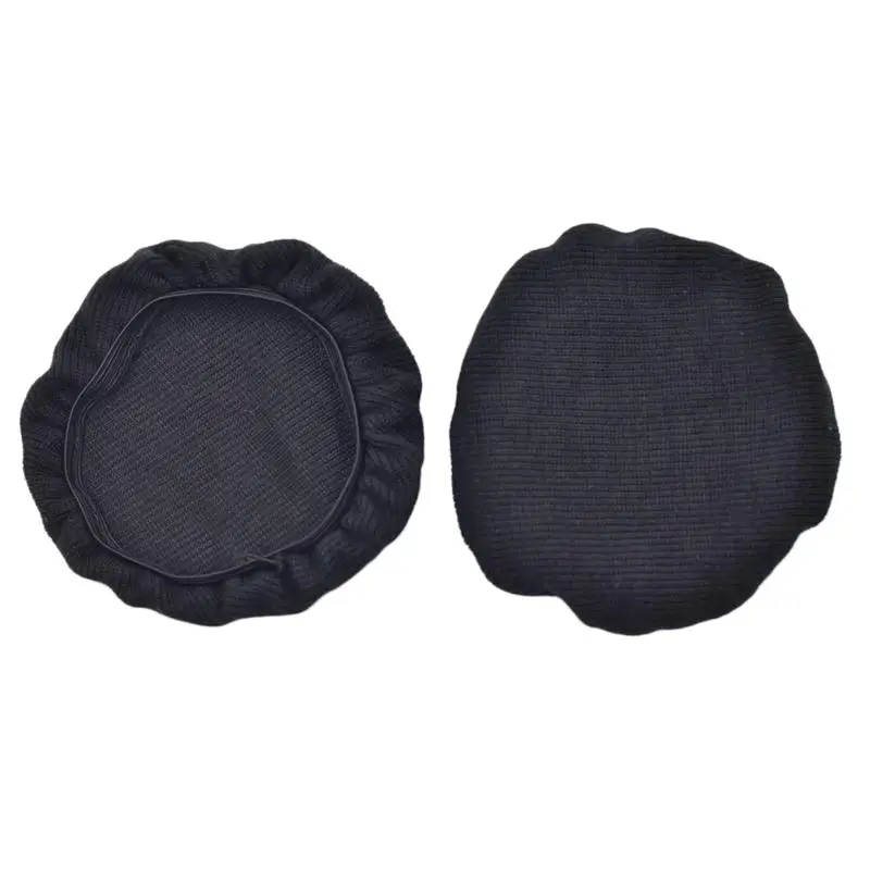 

2pcs Stretchable Fabric Headphone Covers Washable Sanitary Ear Pad Earcup Earpad Covers Fit Most On Ear Headphones