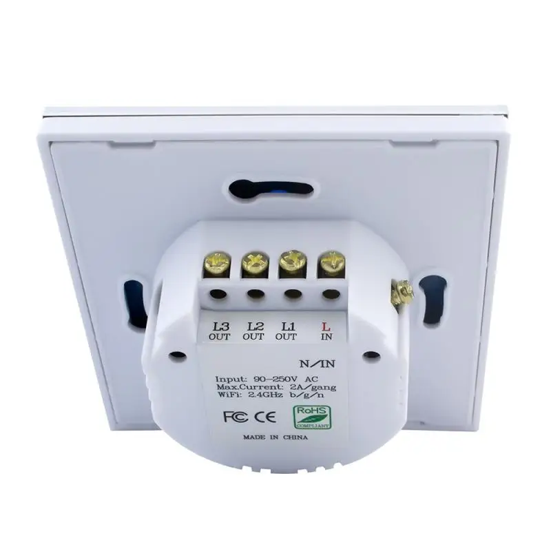 EWeLink ЕС/Великобритания 1/2/3 Gang один противопожарная проводка сенсорный