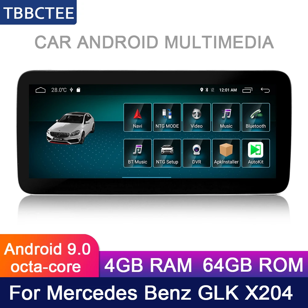 Автомагнитола для Mecerdes Benz MB GLK X204 2013 ~ 2016 NTG Android GPS карта мультимедийный плеер