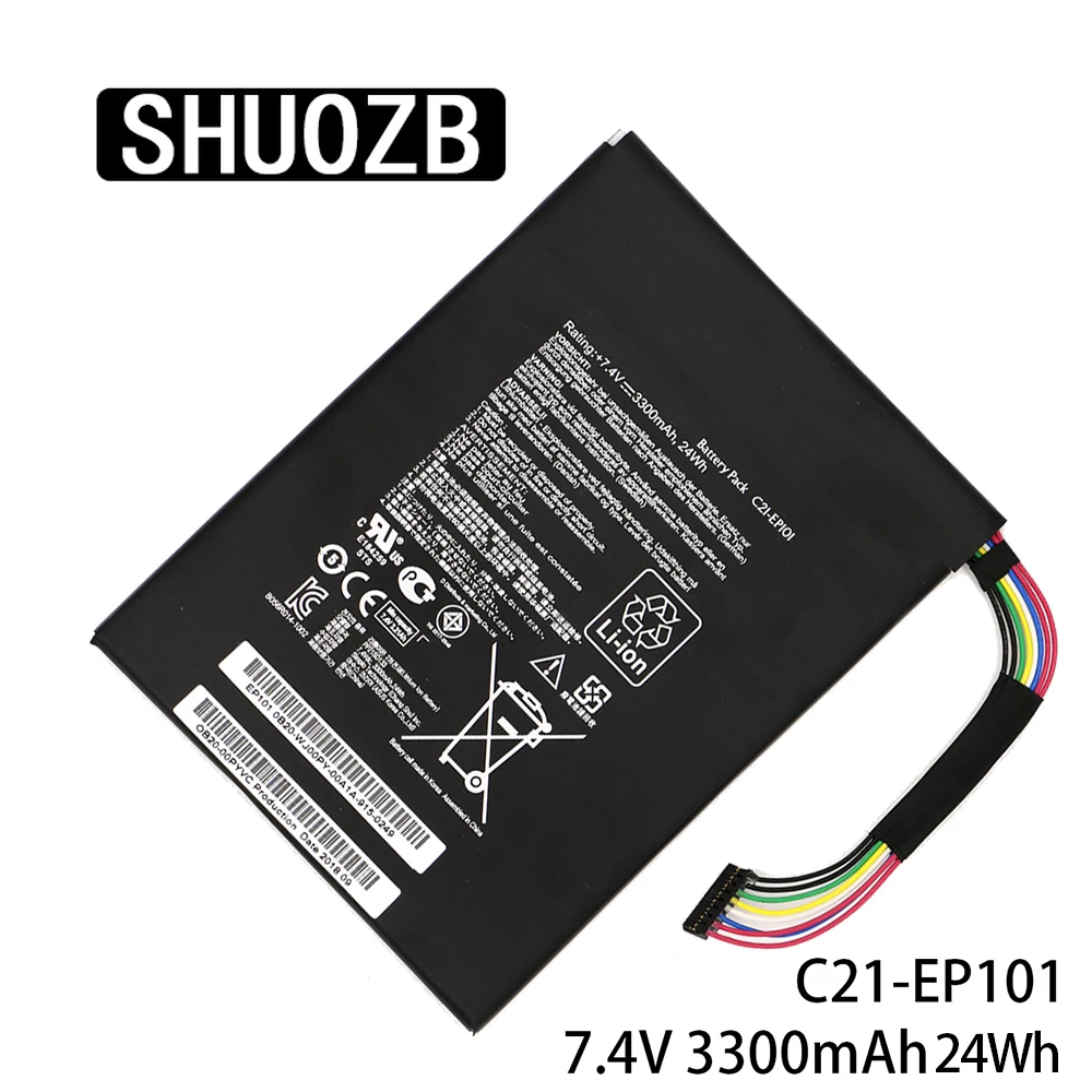 Baterias do Portátil para Asus Novo Almofada Transformador Tf101-b1 Tf101 Tr101 Frete Grátis 7.4 v 3300 Mah Shuozb C21-ep101 Eee