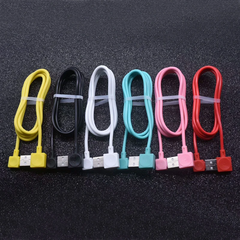 Usb кабель iHaitun Micro Type C для быстрой зарядки на 90 градусов 1 м iPhone 11 Samsung S10 Xiaomi 10
