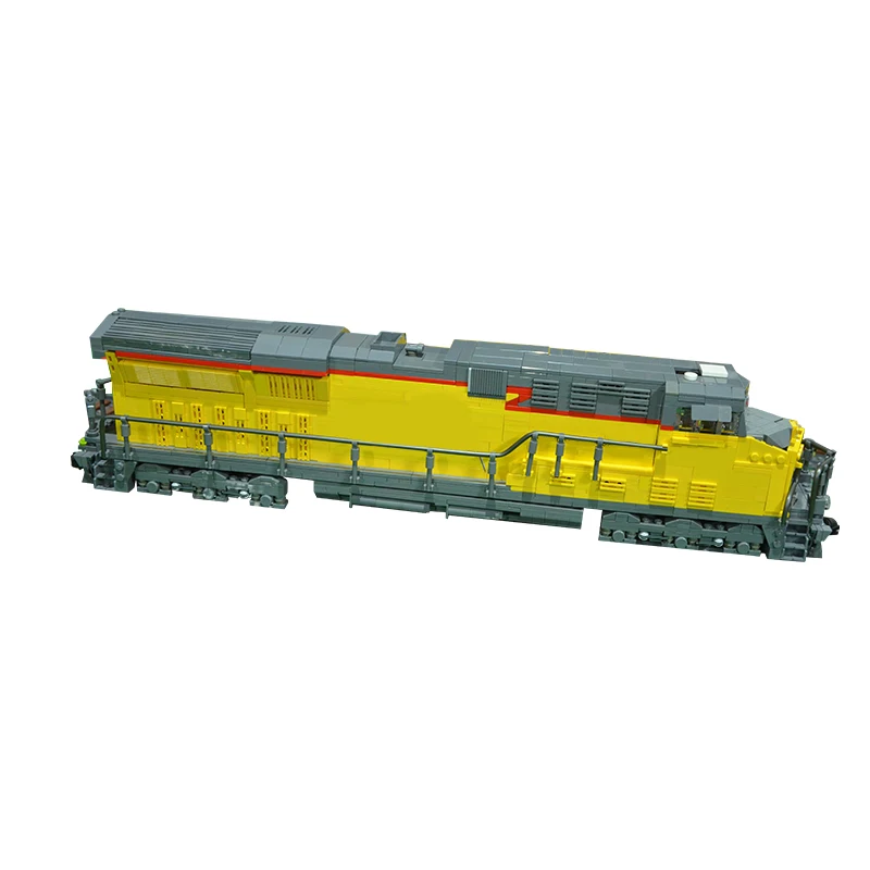 

Модель Тихоокеанского поезда Es44Ac, высокотехнологичные электрические строительные блоки, детская креативная сборка Aldult, кирпичи «сделай са...