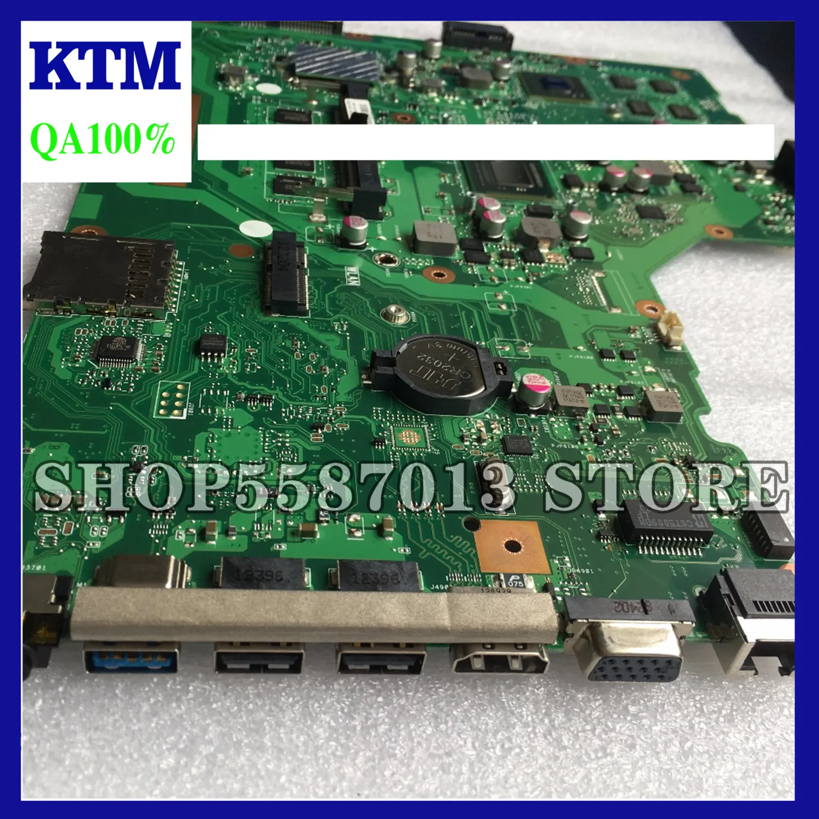 

KEFU X75VD For ASUS X75VD X75V Laptop Motherboard REV3.1 Mainboard i3-2350N 1GB with Graphics card 4GB RAM Test