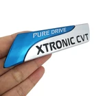 Металлическая Эмблема чистого привода XTRONIC CVT Nismo, значок, наклейка на хвост для Nissan Qashqai, X-Trail, Juke, Teana, Tiida, Sunny Note, Стайлинг автомобиля