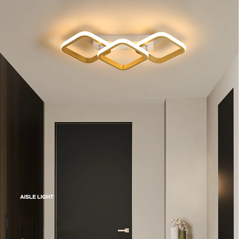 

Creative new bedroom light simple modern atmospheric lighting room net red transition light Nordic led ceiling light