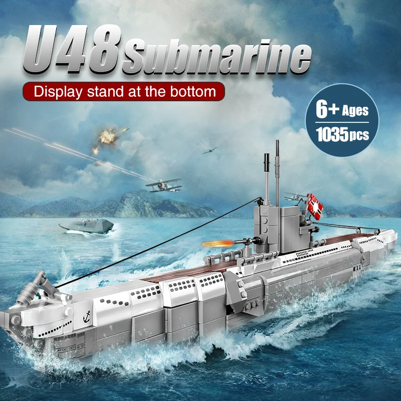 Военные игрушки Yeshin PG15001 1035 шт. MOC U48 строительные блоки сборные кирпичи для детей