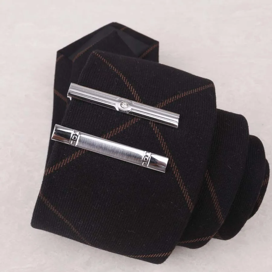 Linbaiway классические металлические зажимы для галстуков костюмы Бизнес