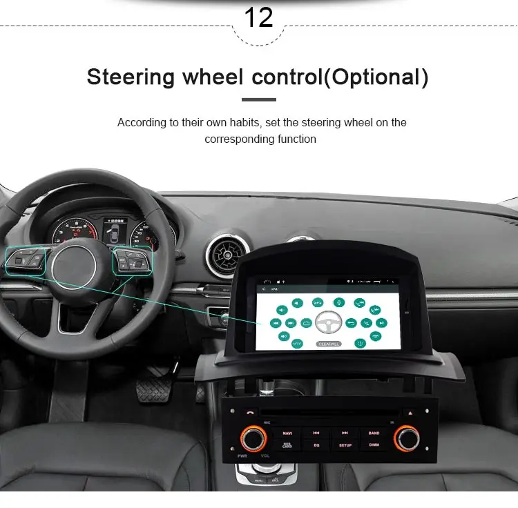 JDASTON Android 10 автомобильный мультимедийный плеер для RENAULT Megane Fluence 2002-2008 wifi gps навигация 1 Din автомагнитола Стерео DVD SD