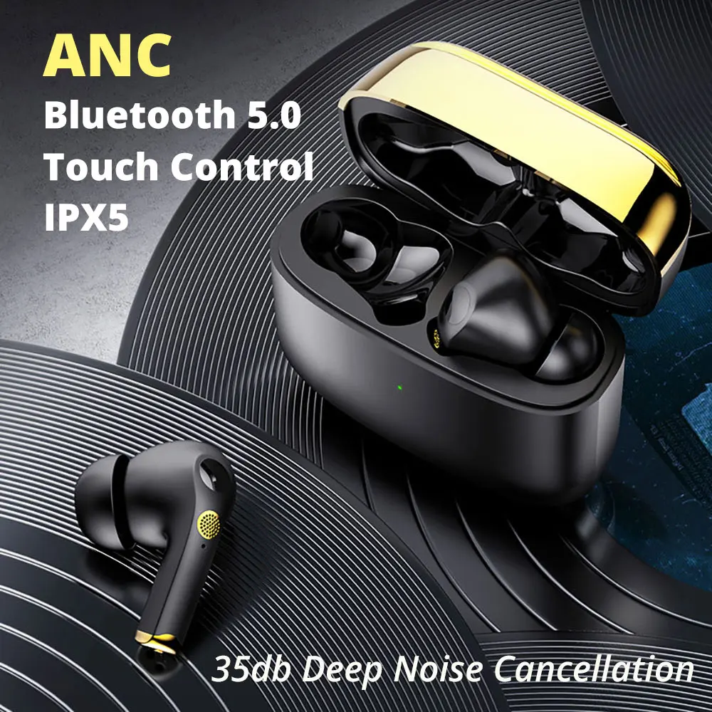 TWS-наушники ANC с поддержкой Bluetooth 5 0 и сенсорным управлением | Электроника