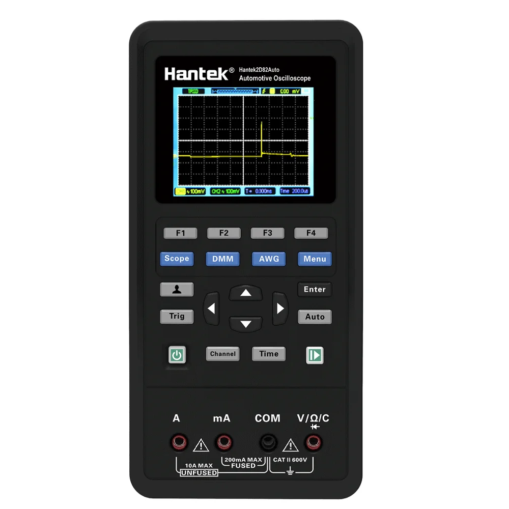 Hantek 2D82auto цифровой Osiclloscope 4 в 1 2D82 2 Каналы осциллограф + мультиметр автомобильной