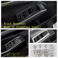 inner car door handle holder window lift button switch control panel cover trim fit for mazda cx 30 2020 2022 auto accessories