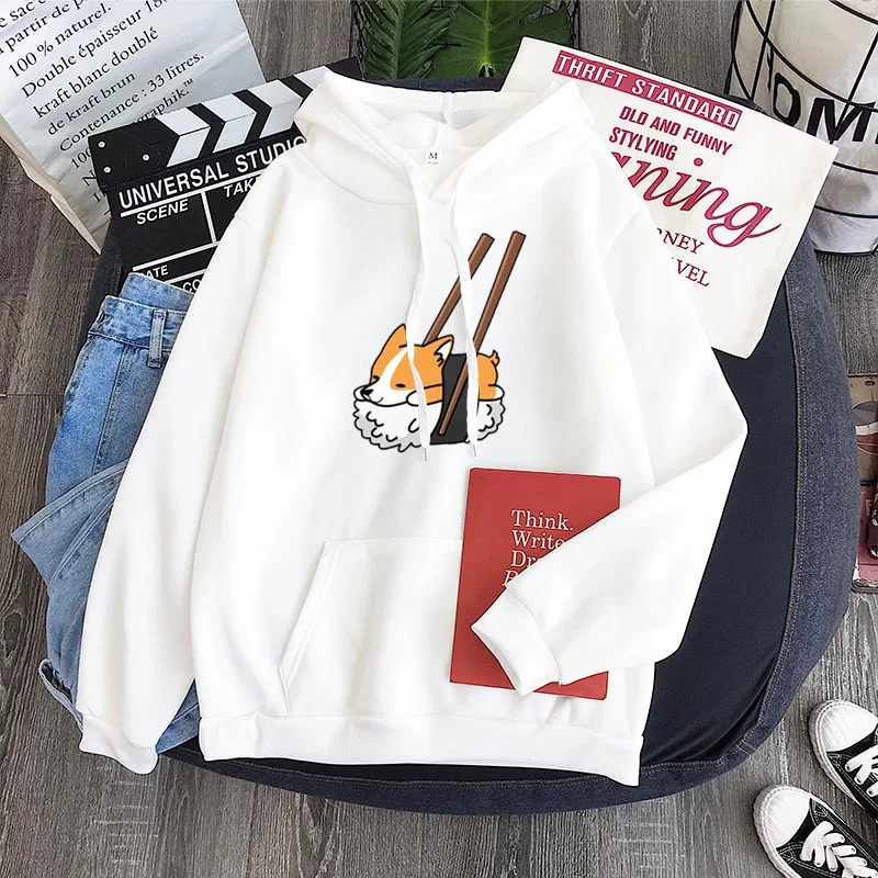 2020 Ladies Hoodie Cartoon Shiba Inu Coach Funny Graphic Fashion Sudadera Mujer Moletom Feminino Cute Pullover | Женская одежда