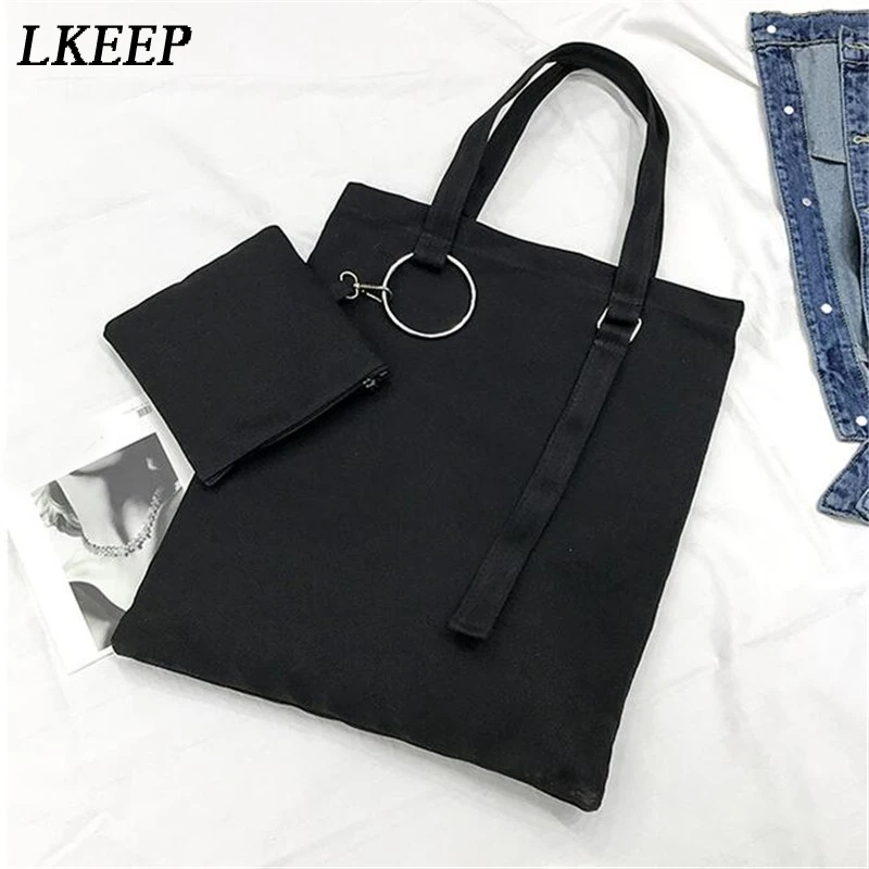 Новая модная прочная Женская Студенческая Холщовая Сумка через плечо сумка для