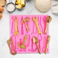 silicone mold construction tools fondant silicone molds 3d sugar chocolate molds silicone cupcake fondant cookie decorating mold