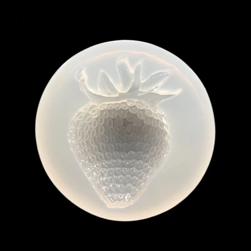 

Silicone Mold Strawberry Mirror DIY Craft Jewelry Handmade Pendant Fondant Tools