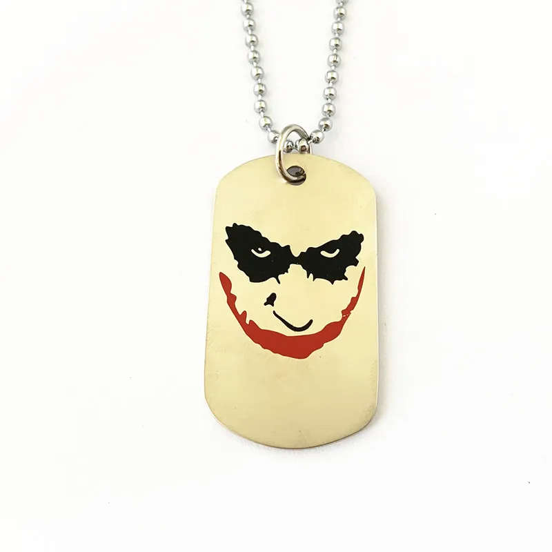 

HBSWUI Superhero Dog Tag Necklace High Quality TV Movie Show Fashion Metal Jewelry Woman/Boy Gift
