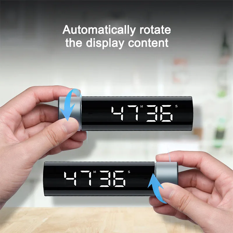 Кухонный таймер с цифровым экраном на 60 минут светодиодный дисплей для