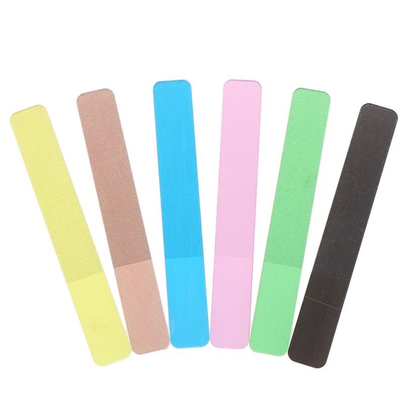 

Professional Nano Glass Nail File Colorful Sanding Polishing Grinding Nail Art Manicure