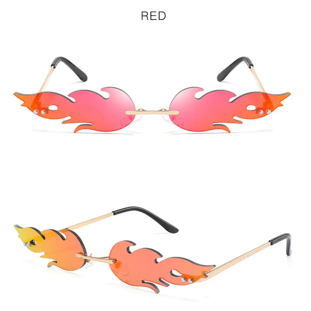 Солнцезащитные очки для вождения автомобиля огненное пламя УФ защитное