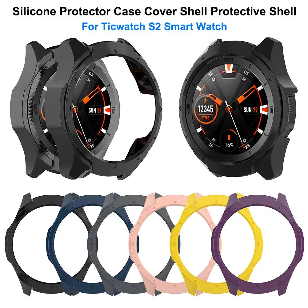 Силиконовый защитный чехол для смарт-часов Ticwatch S2 аксессуары | Электроника