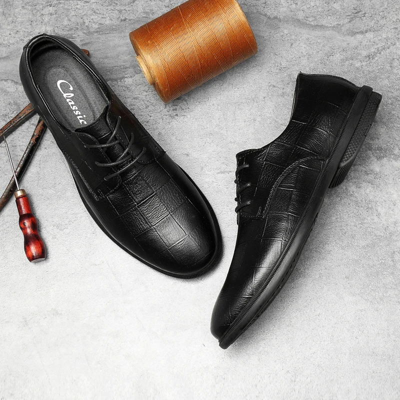 

Causal Shoes For Men Shoe Casual Man Shoes Men Fashion Genuine Leather Zapatillas Hombre Black Men's Wear Mens