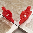 Система выравнивания зазоров, 50 шт., локатор перекрестной плитки, строительные инструменты, многоразовые керамические локаторы зазоров, напольные инструменты