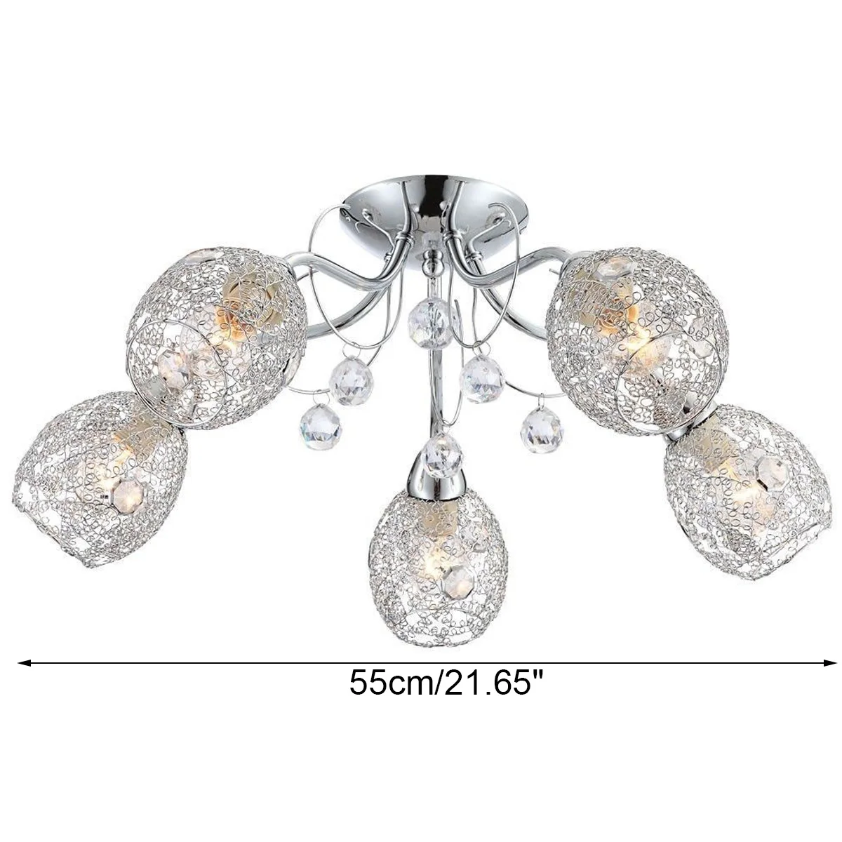 

Modern 5 Way Flush Ceiling Lights Cold Warm White Natural Light LED Fixtures LED Ceiling Lamps for Home Living Room Lighting