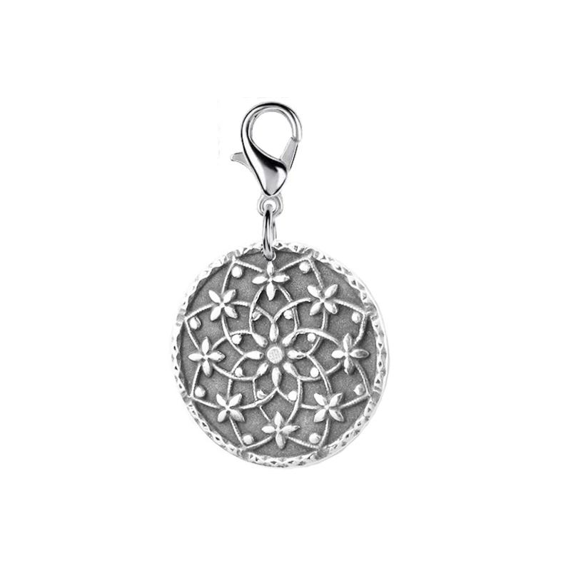 

Drop Shipping Mandala Key Chain Hippie Key Chain Boho Jewelry Unique Antique Silver Plated Handmade Mother's Day Gift for Her