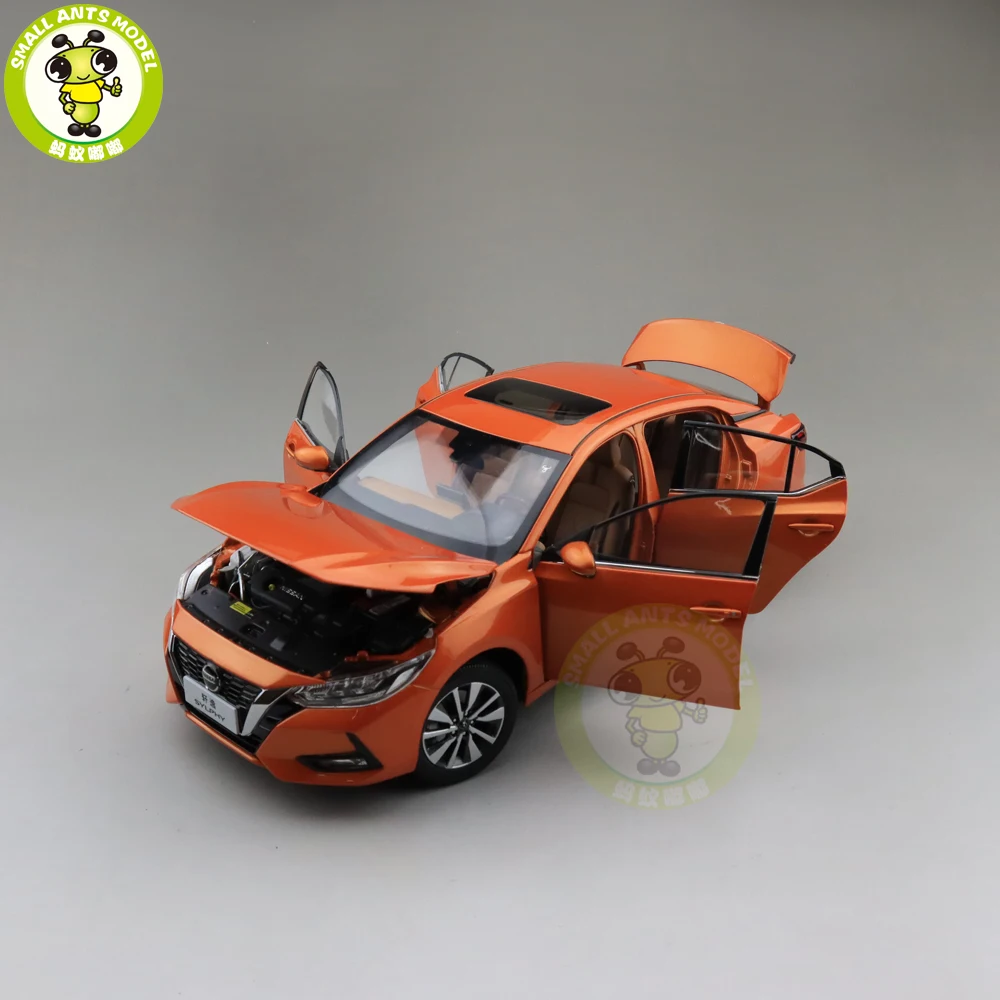 1/18 Nissan SYLPHY автомобиль из литого металла модель игрушки Дети Подарки для мальчиков и девочек оранжевый