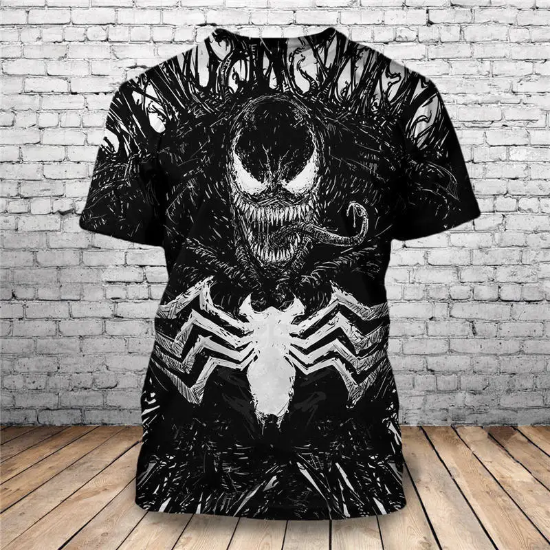 Лидер продаж 2019 новая модная Сексуальная футболка с 3D принтом Веном уникальная