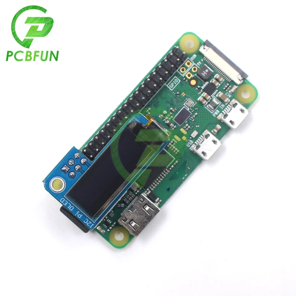 Модуль дисплея для PiOLED I2C 0 91 дюйма OLED 128X32 SSD1306 синий экран RPI Raspberry Pi 1 B + 2 3 и