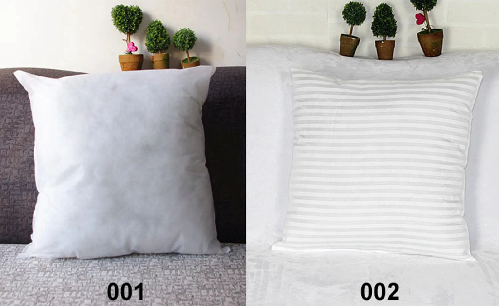 Виды Scatter Cushion Filler Squared Hollow Fiber Inner Throw Pillow Pad 42x42cm | Дом и сад