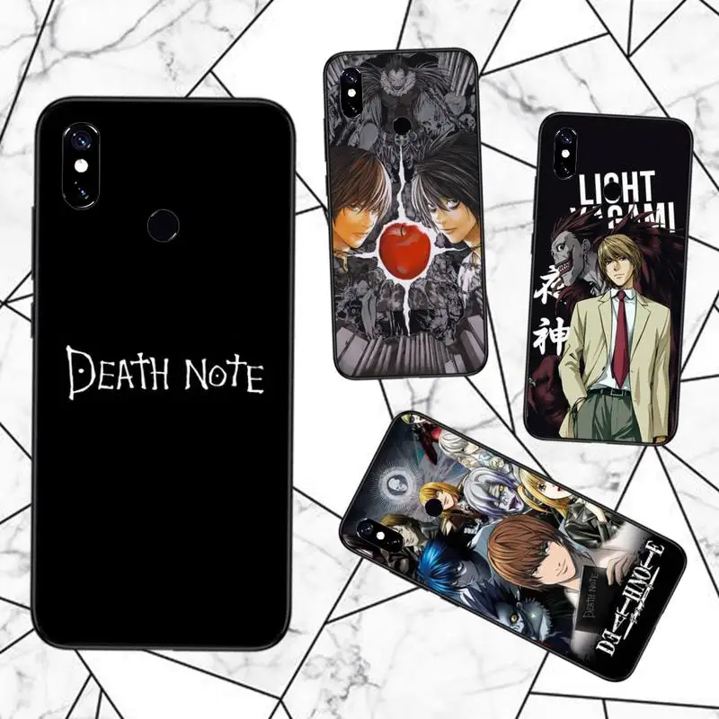 

Death Note Ryuk kira Phone Case For Xiaomi Redmi note 7 8 9 t s 10 A pro lite funda shell coque cover