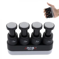 hand finger exerciser medium tension black color hand grip trainer tension range 4lb 7lb for guitar bass piano players